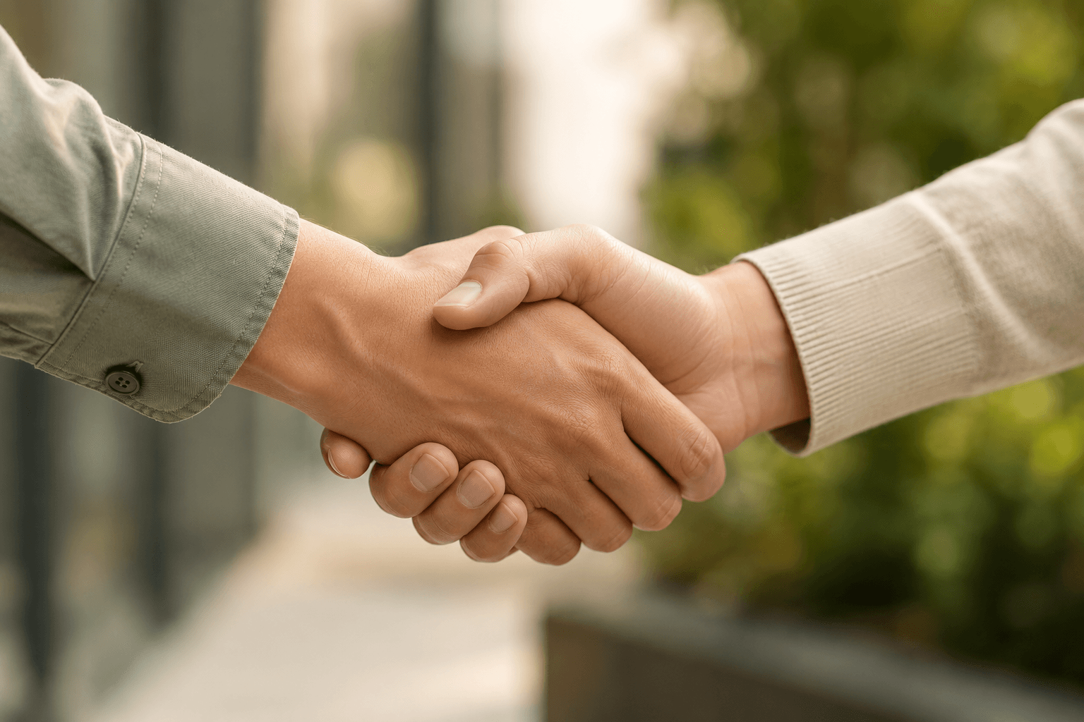 A handshake